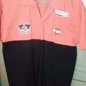 Men's Small Harley Davidson button up
